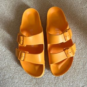 Orange Birkenstocks
